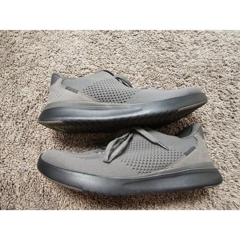 Kizik Lima Storm Grey Hands-Free Slip On Knit Sneakers Mens 11 Womens 12.5 - Picture 3 of 9